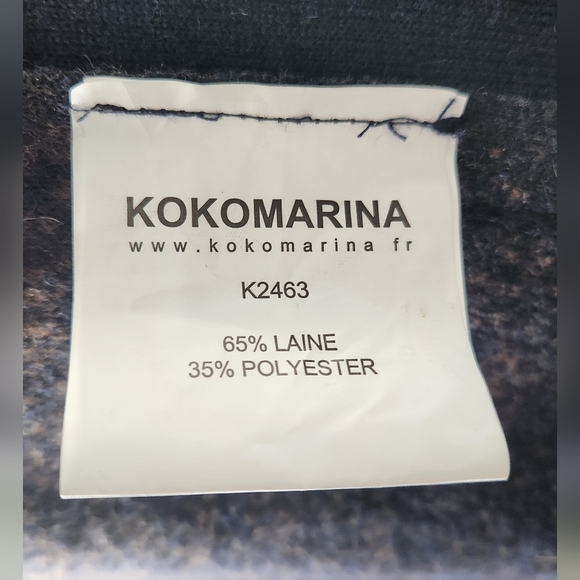 Kokomarina Wool Open front Cardigan - Size Medium - Picture 3 of 10